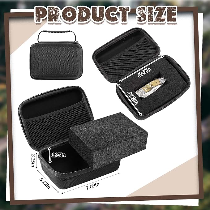 Relaxweex EVA Hard Case with Customizable Foam 7.1 x 4.7 x 3.1 Inch Protective - Image 2