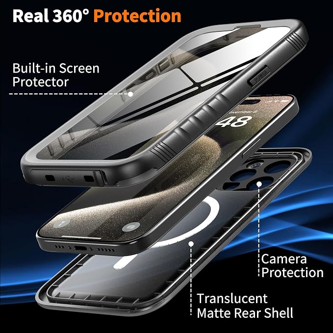 Cozycase for iPhone 14 Pro Max Waterproof Shockproof Dustproof Case - Image 6
