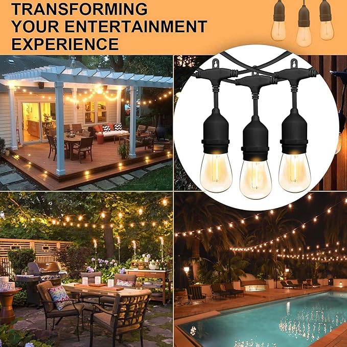 Banord Outdoor String Lights, 105FT Waterproof Patio Lights - Image 2