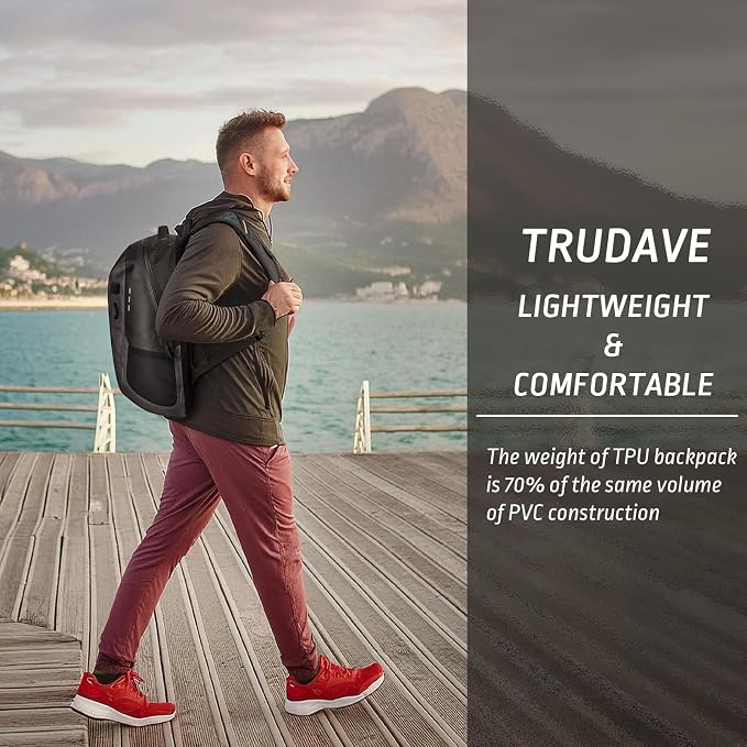 Trudave Waterproof Backpack, Waterproof Submersible Backpack, Floating TPU - Image 7