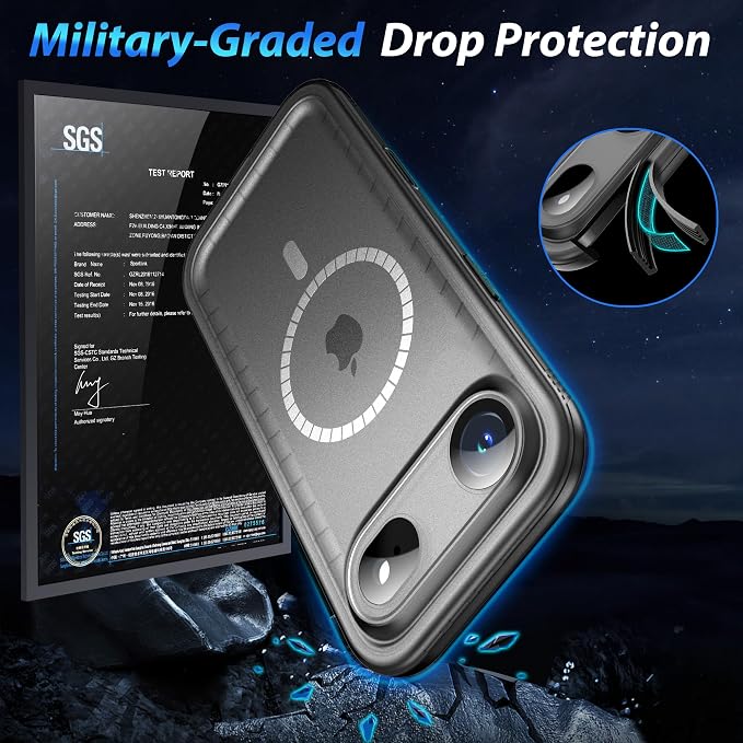 SPORTLINK for iPhone Air Case, IP68 Waterproof Military Protective Full Body - Image 5