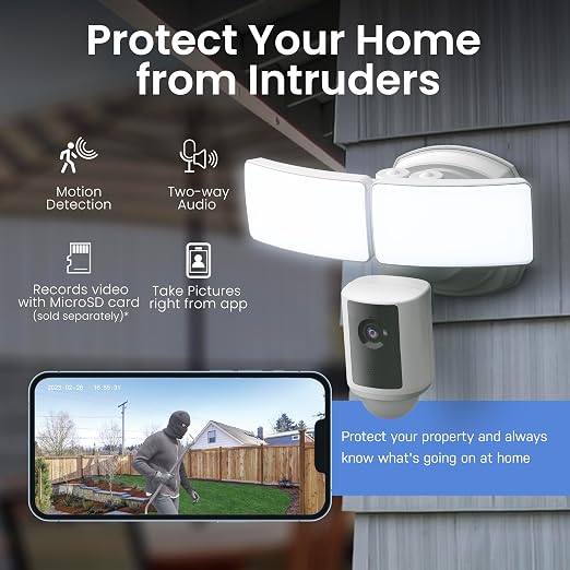 Feit Electric SEC5000/CAM/WIFI Outdoor LED Smart Security Camera - Image 6