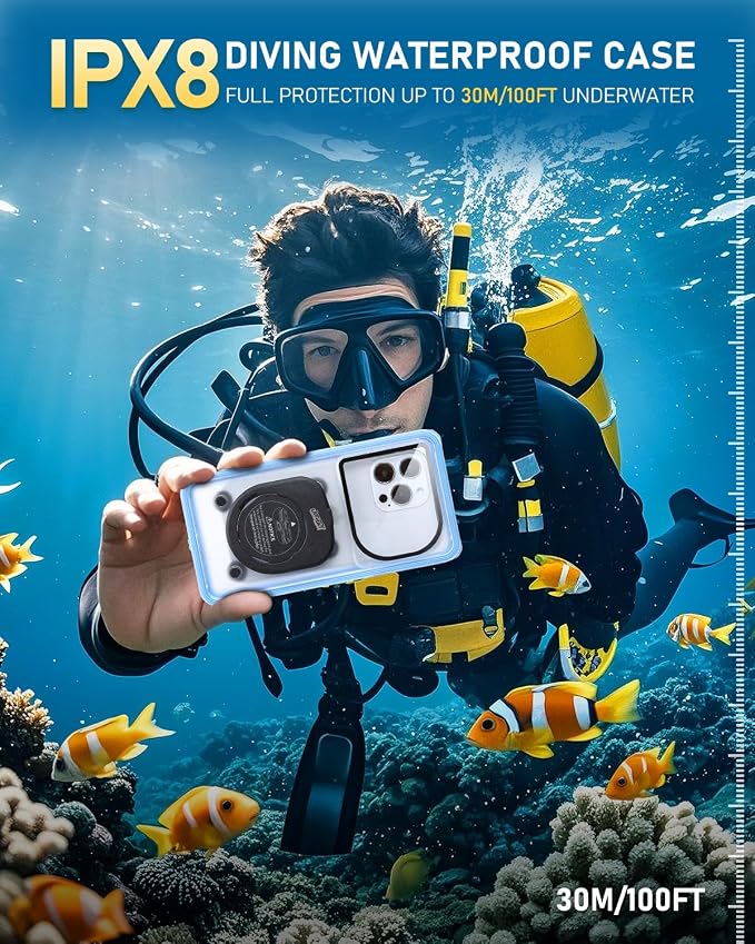 Waterproof Phone Pouch, IPX8 Waterproof Phone Case - Image 2