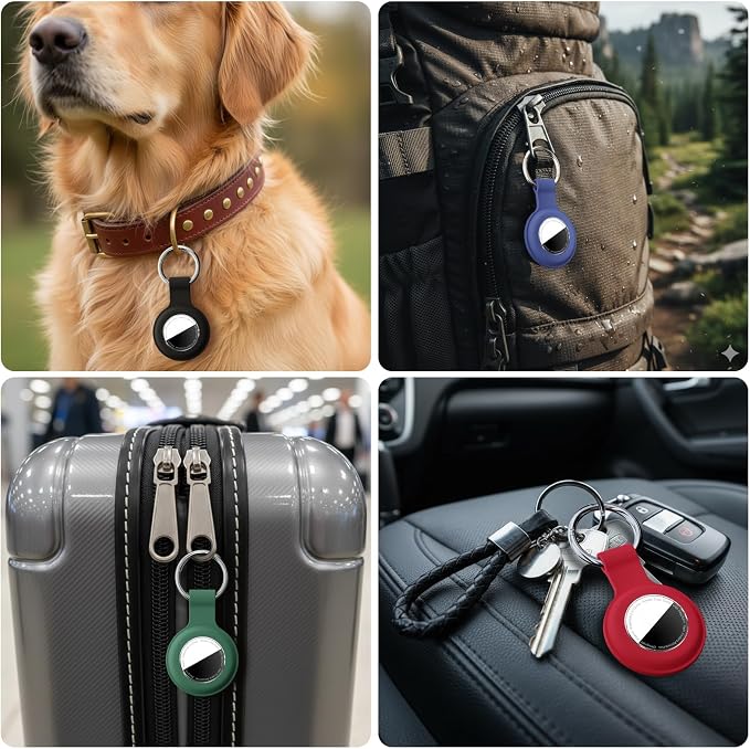 Linsaner Waterproof for AirTag 2nd Gen & 1st Gen Holder Case Keychain for Air - Image 7