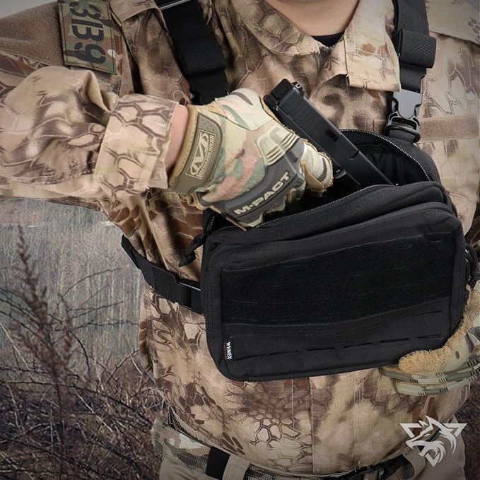 WYNEX Tactical Molle Admin Pouch of Double Layer Design, Admin Pouches Molle - Image 7
