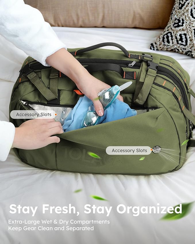 Tolaccea Travel Laptop Backpack - Image 4
