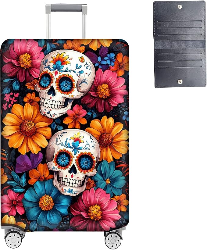 Luggage Cover Protector for 22-24 Inch Suitcases, TSA Approved Elastic Travel by Unknown