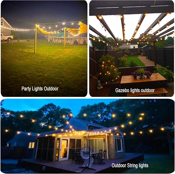 Outdoor String Lights Waterproof Patio Lights 200FT - Image 9