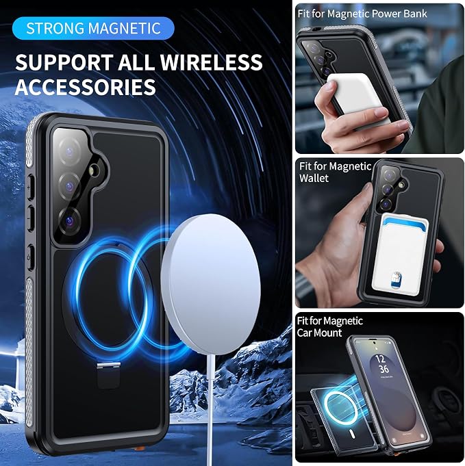 ANTSHARE IP68 Waterproof Case for Samsung Galaxy S25 - Image 5