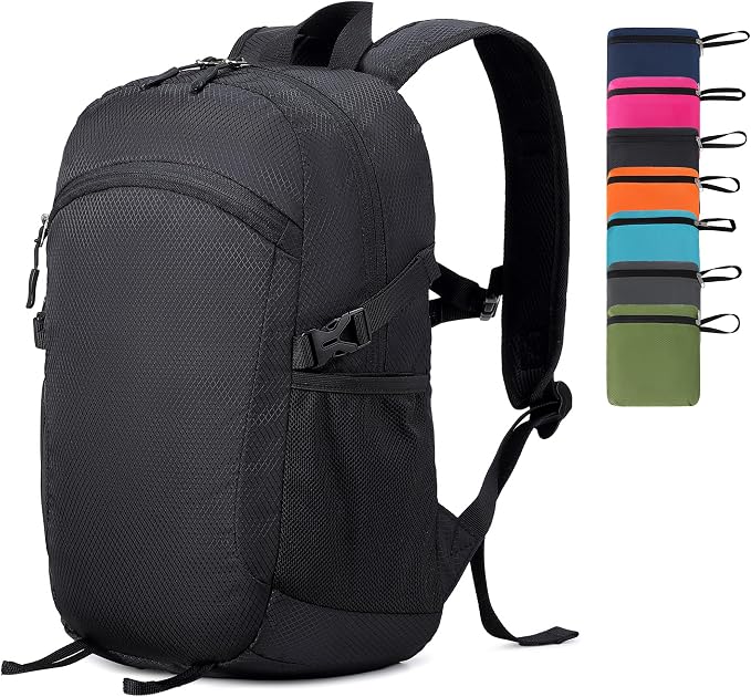 Lightweight Hiking Backpack 30L Packable Foldable Daypack Collapsible Travel by Unknown