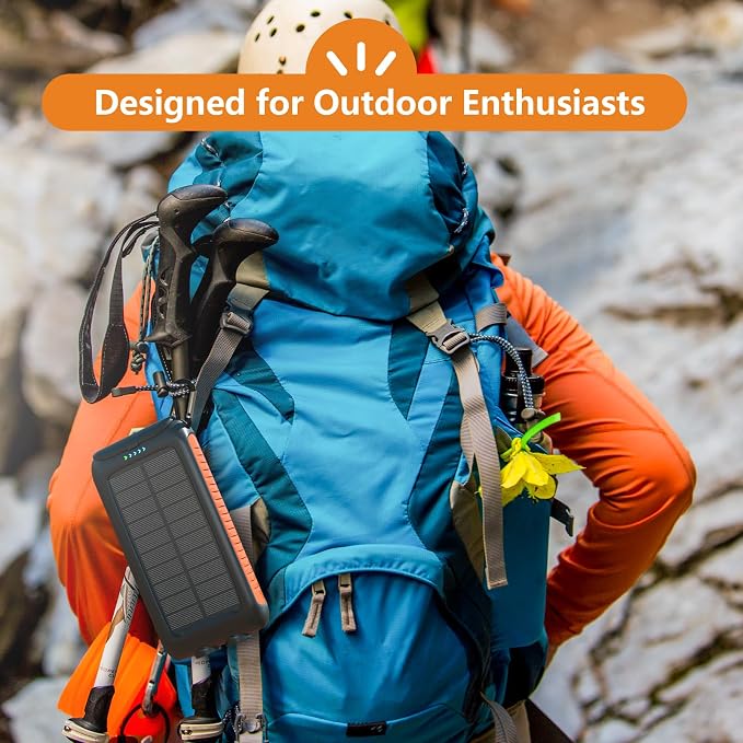 Solar Charger Power Bank 49800mAh Portable Solar Phone Charger - Image 7