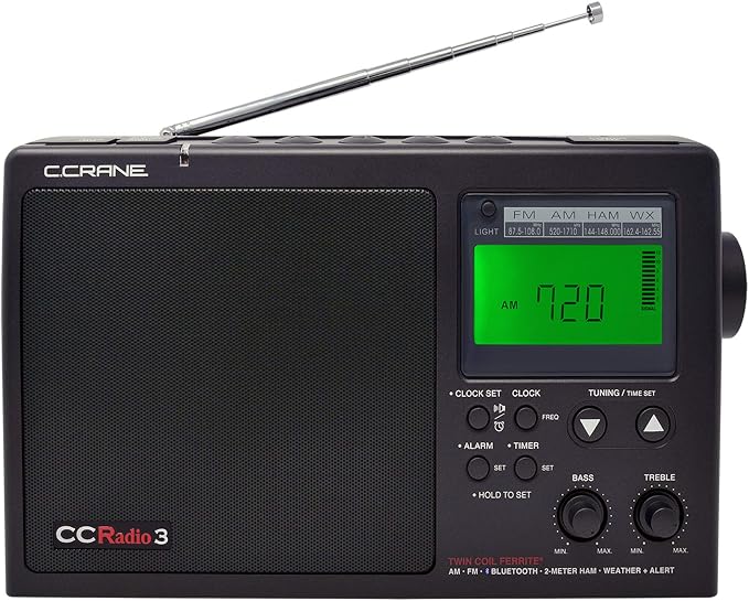 C. Crane CCRadio 3 Long Range Reception AM, NOAA Weather Plus Alert and 2-Meter - Image 4
