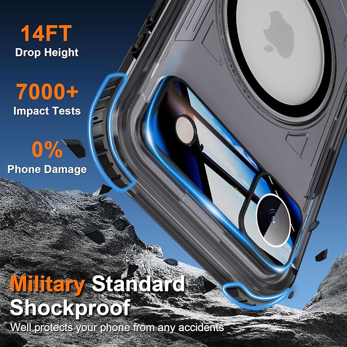 WIFORT for iPhone 17 Air Waterproof Case, - Image 8