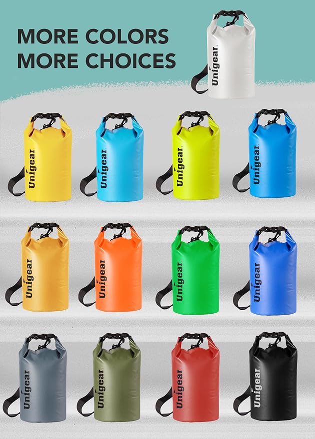 Unigear Dry Bag Waterproof, 2L/5L/10L/20L/30L/40L Floating and Lightweight Bags - Image 6