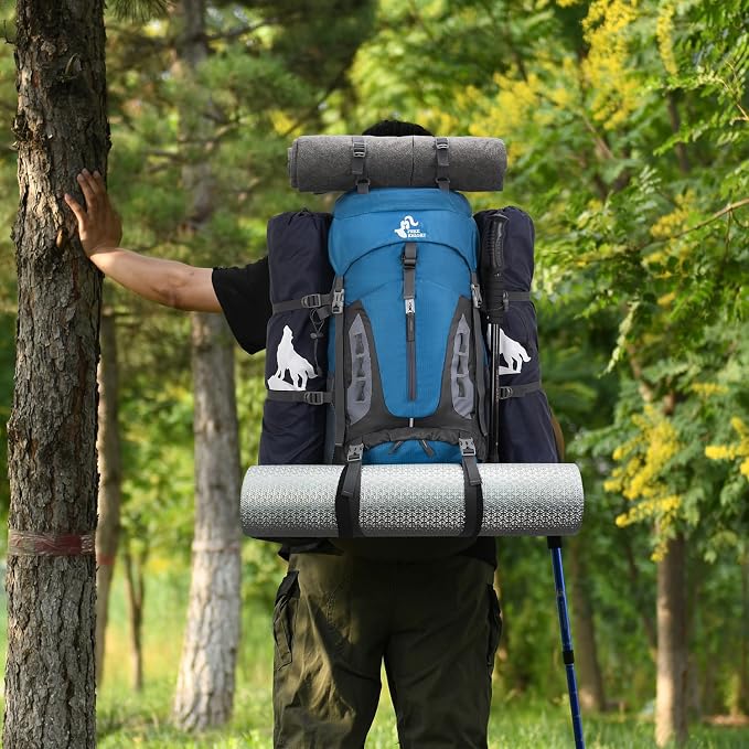 Bseash 60L Hiking Camping Backpack - Image 8