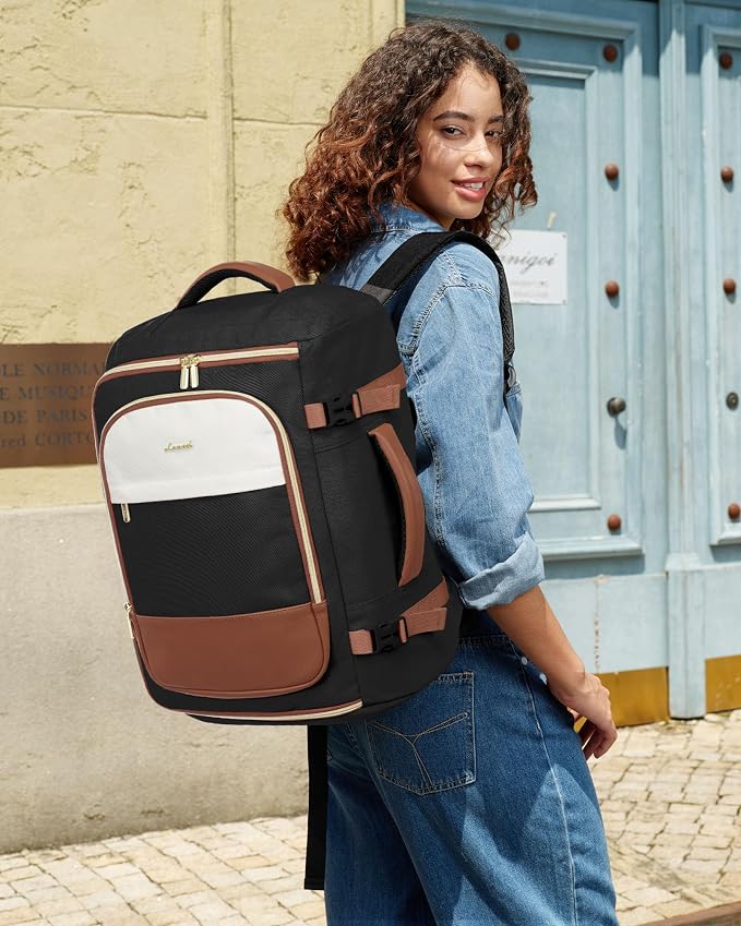 LOVEVOOK 50L Travel Backpack for Women, TSA Approved Carry On Backpack - Image 3