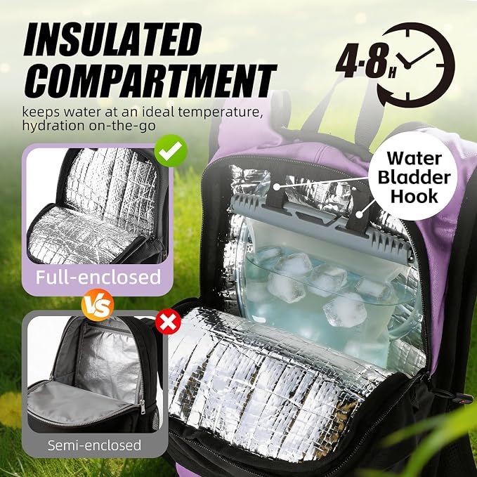Hydration Pack Backpack, Insulated Hiking Water Backpack - Image 3