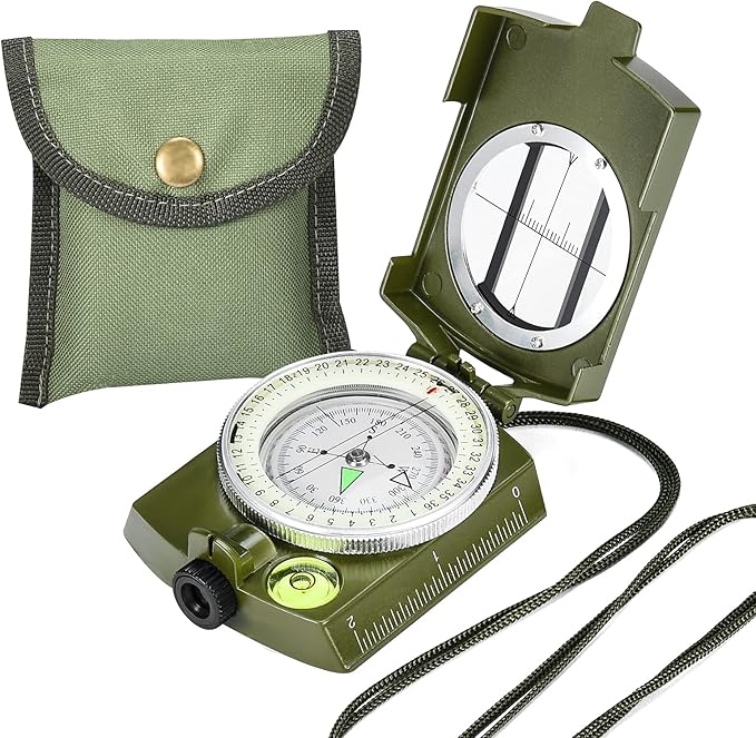 Military Lensatic Sighting Compass Survival by FAROPS