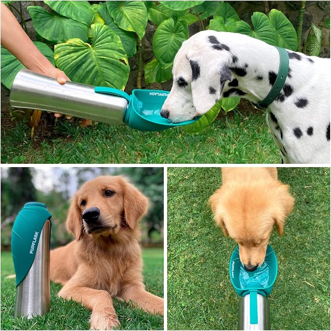 PupFlask Large Dog Water Bottle | 27 or 40 OZ Stainless Steel | Convenient Dog - Image 6
