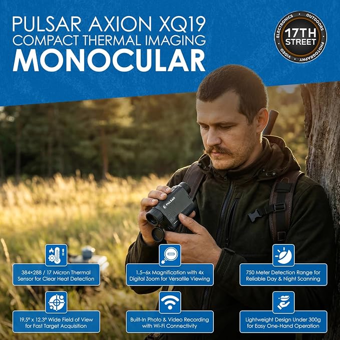 Pulsar Axion XQ19 Compact Thermal Imaging Monocular - Image 4