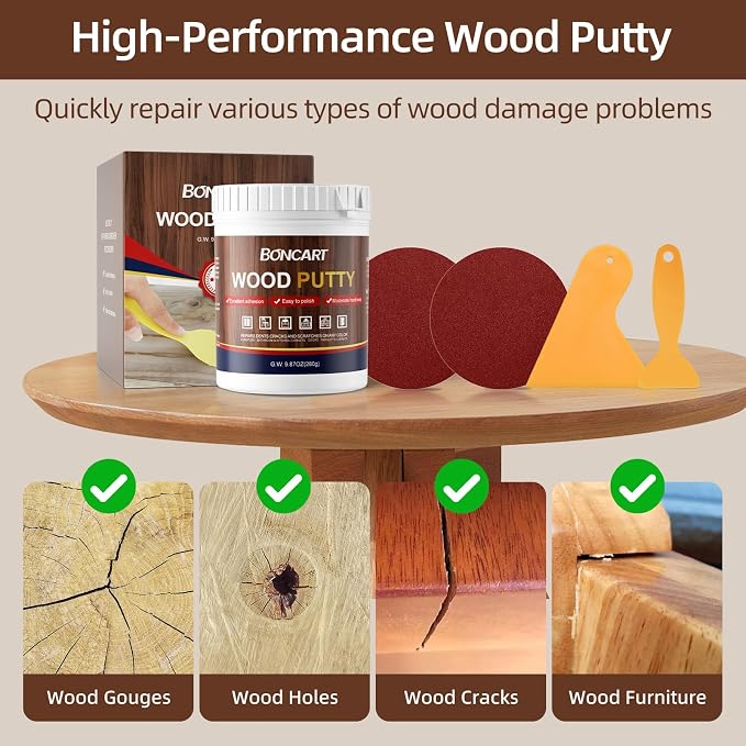 BONCART Walnut Wood Putty Filler - Image 2
