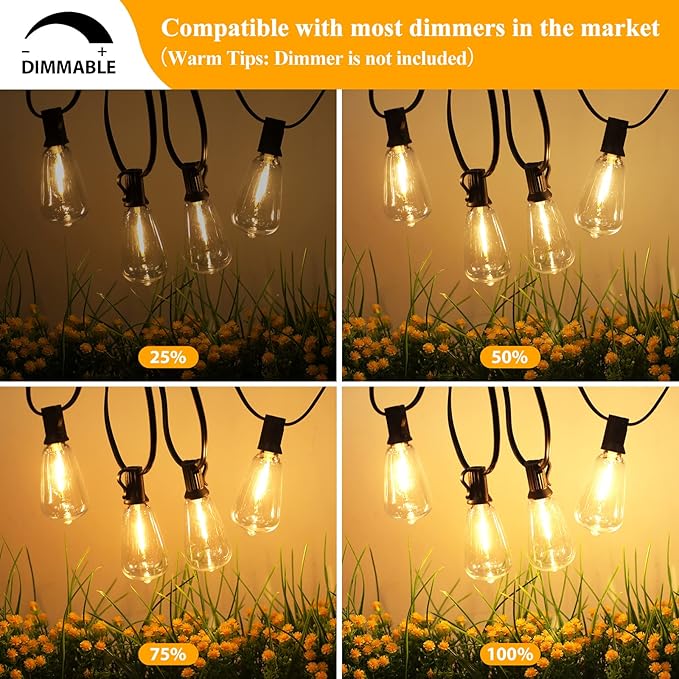 Brightever 30FT LED Outdoor String Light - Image 4