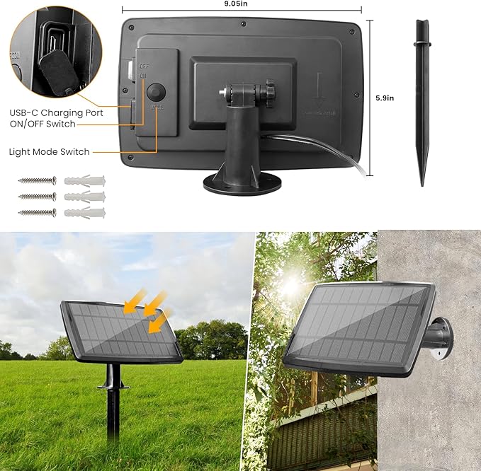Bdrofn 100FT Solar String Lights Outdoor Waterproof, Solar Patio Lights - Image 6