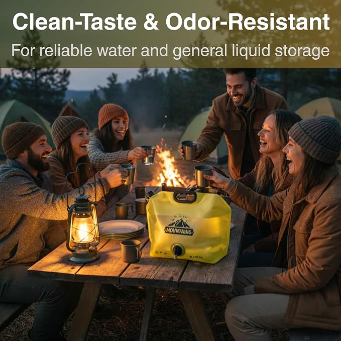 Camping Water Container 2 Gallon Collapsible Water Jug - Image 6