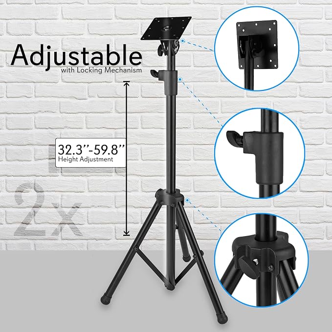 Pyle LED TV Tripod Stand - Image 2