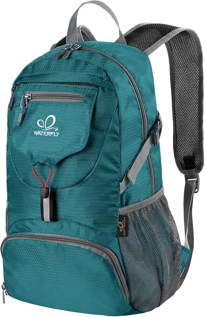 WATERFLY Small Lightweight Packable Backpack: 20l Ultra Light Foldable Travel by Waterfly