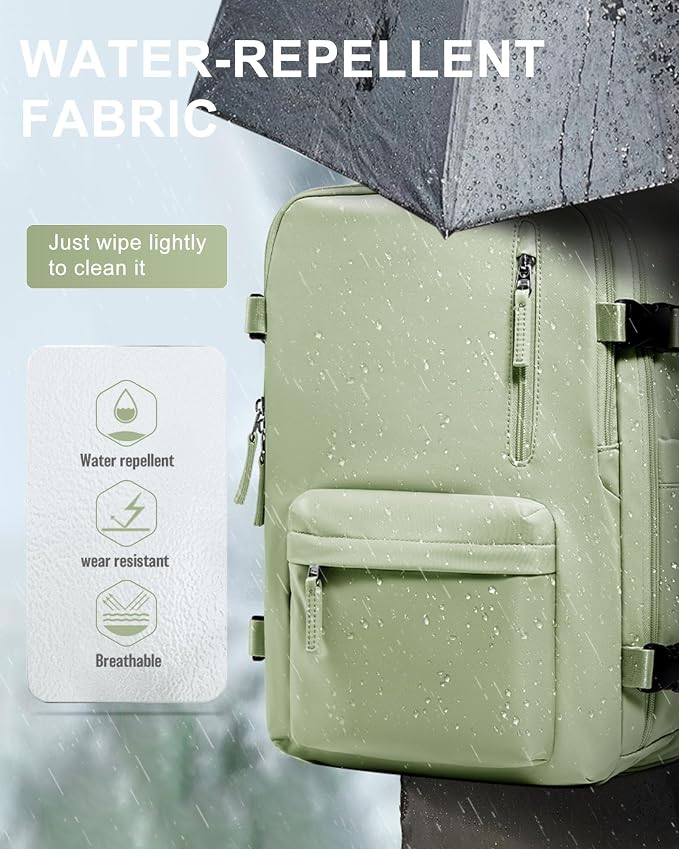 WONHOX Large Travel Backpack Carry on Flight Approved Laptop Work Business - Image 8