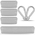 120PCS M4 Heavy Duty Carabiner Clip, 1.57Inch Snap Hook Quick Link Small by XHAMXE