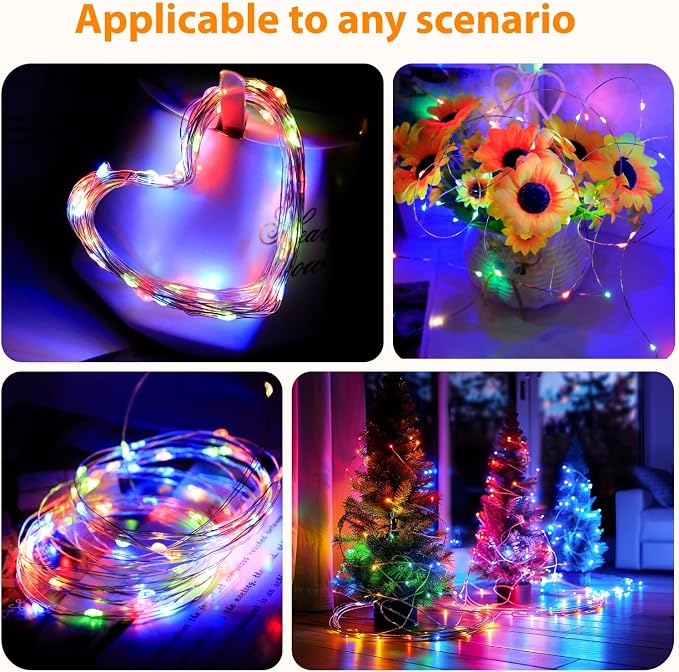 HXWEIYE Rechargeable Fairy Lights - Image 9