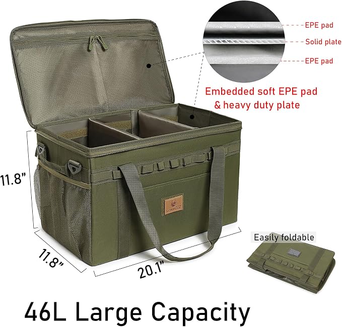 Tactical Camping Storage Bag Utility Tote Bag Camping Kitchen Organizer - Image 3