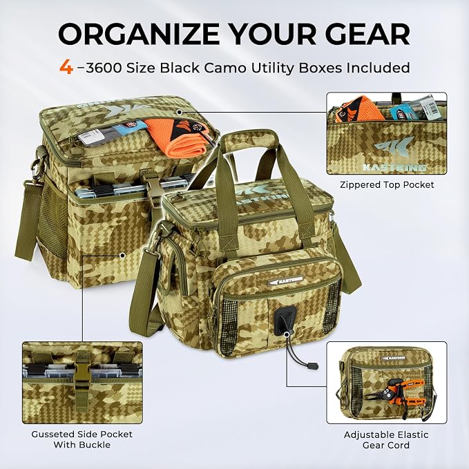 KastKing BaitSpace Fishing Tackle Bag - Image 5