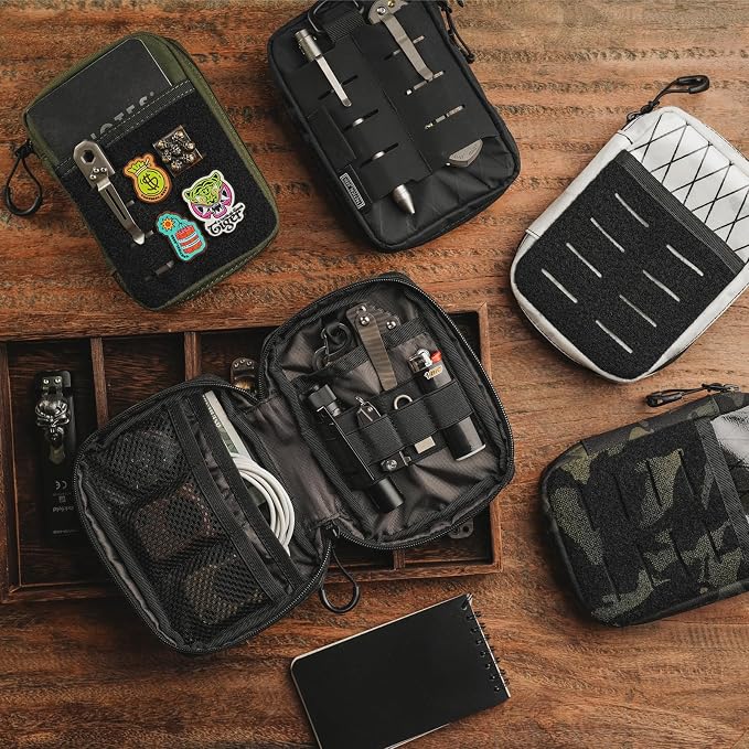 TACTICAL GEEK EDC Compact Waist Pocket Pouch, Men EDC Pouch Organizer, Utility - Image 2