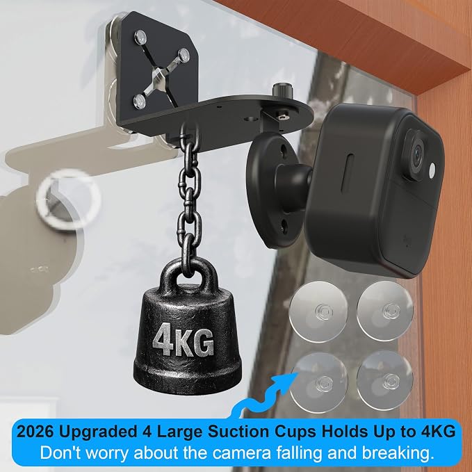 2-in-1 Metal Camera Mount for Blink Outdoor 4 & Blink Mini, （2026 Upgrade Big - Image 6