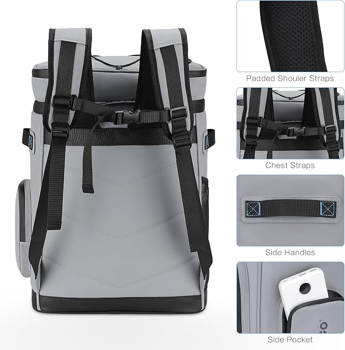 Hulongo Large Waterproof Insulated Cooler Backpack - Image 6