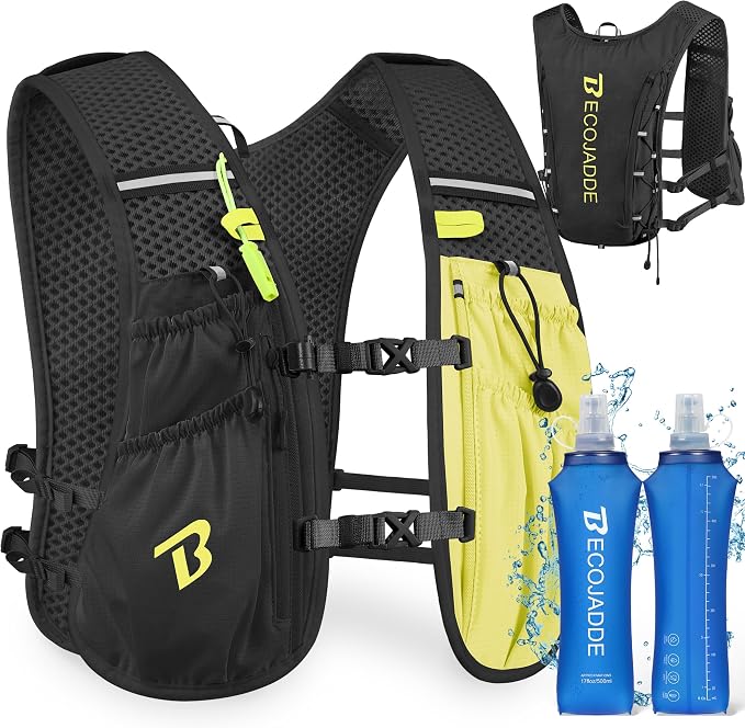 BECOJADDE Running Vest Hydration Backpack by BECOJADDE