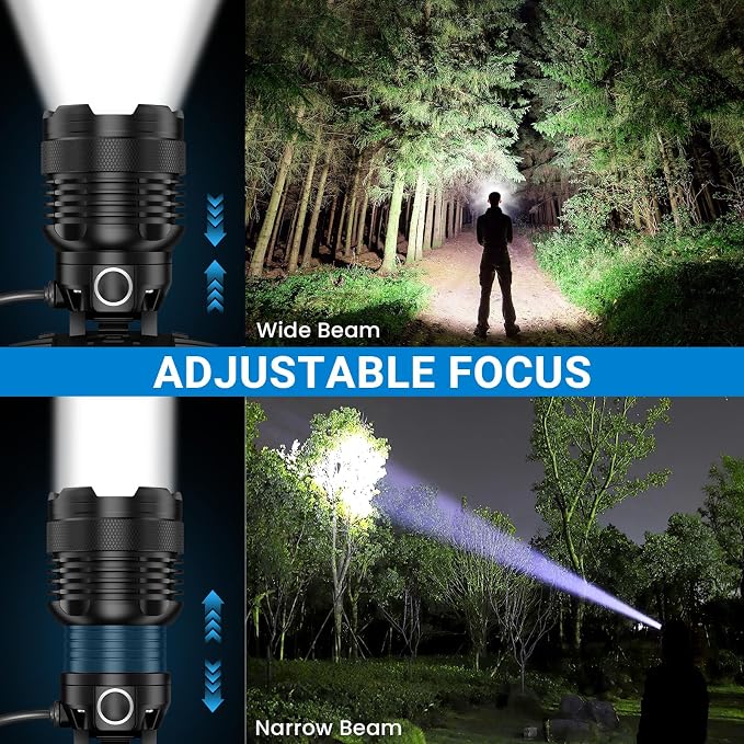 Rechargeable Headlamp 3 Pack, 000 Lumens Super Bright Head Lamp - Image 5