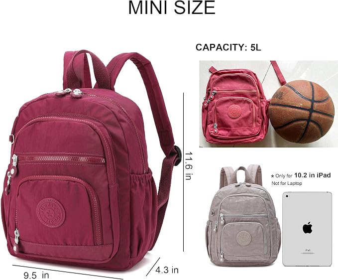 Mini Hiking Waterproof Backpack Purse - Image 3