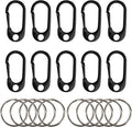 SWATOM Small Mini Carabiner Clip Tiny Spring Snap Hook Keychains Micro by SWATOM