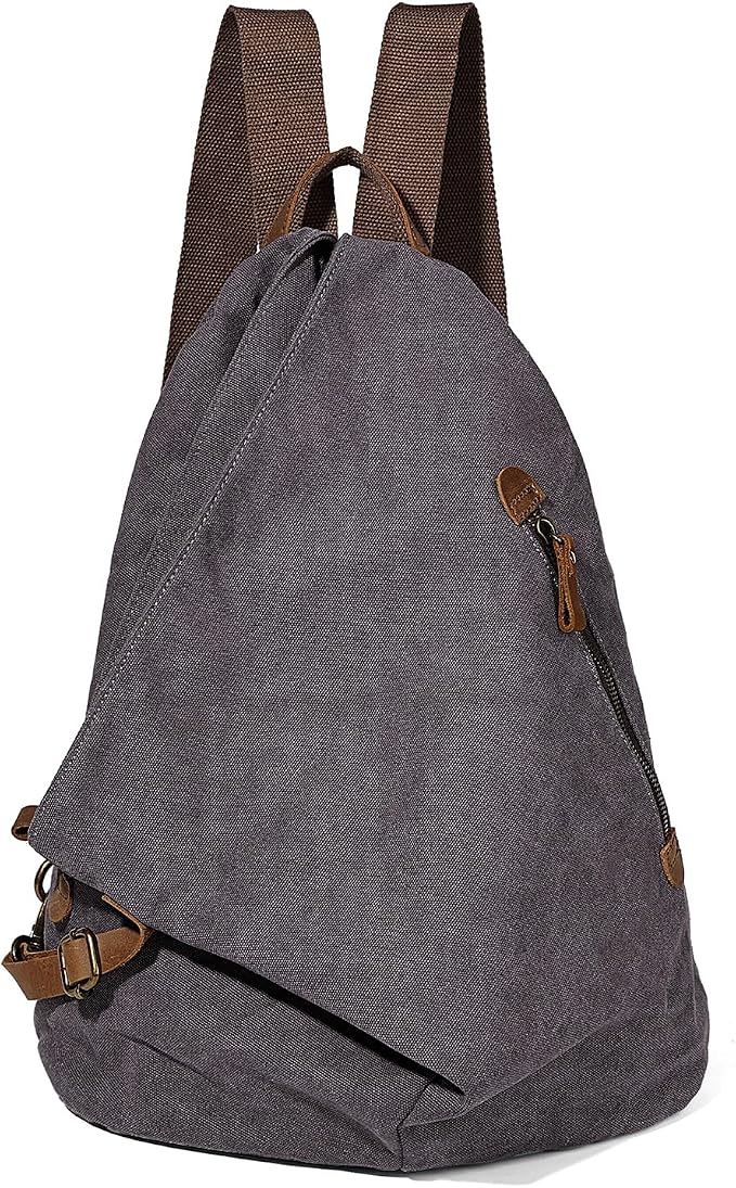 KL928 Canvas Vintage Backpack – Large Casual Daypack Outdoor Travel Rucksack by KL928