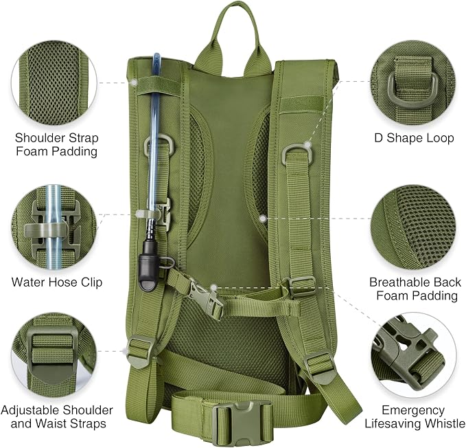 NOOLA 3L Hydration Backpack, Water Backpack - Image 3