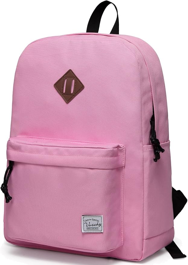 VASCHY School Backpack, Lightweight Water Repellent Backpack Men School Bag by Vaschy