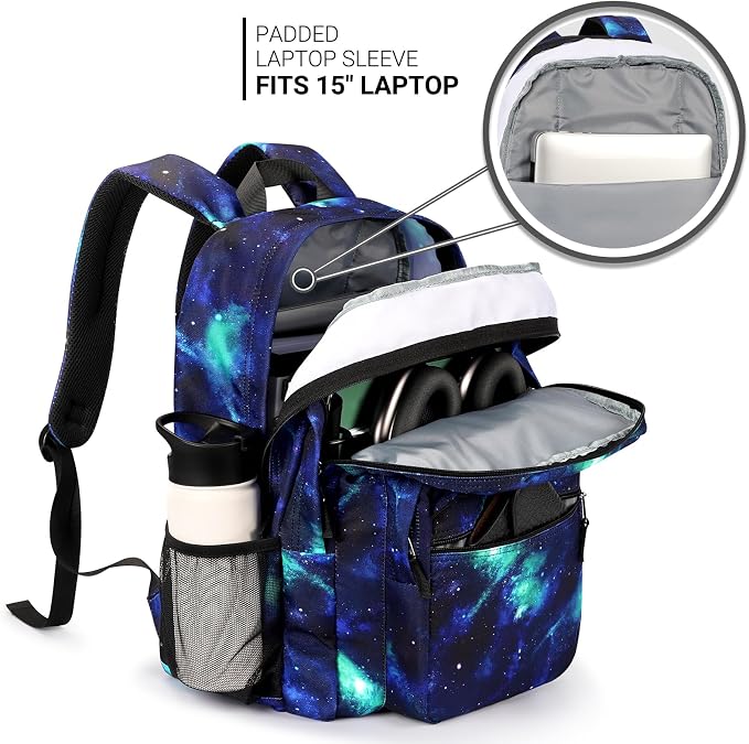 ZORFIN 26L Backpack for College, and Travel: Water Resistant Bookbag - Image 4