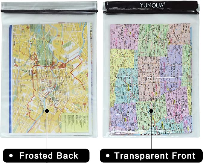 YUMQUA Waterproof Bags Large Size 3 Pack, fits Kayaking Boating Hiking Water - Image 4
