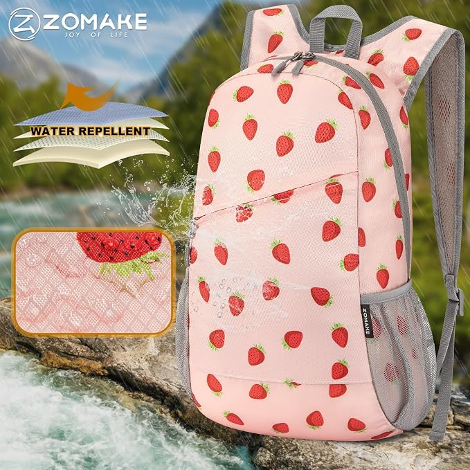ZOMAKE Lightweight Packable Backpack, Foldable Backpacks Small Daypack - Image 5