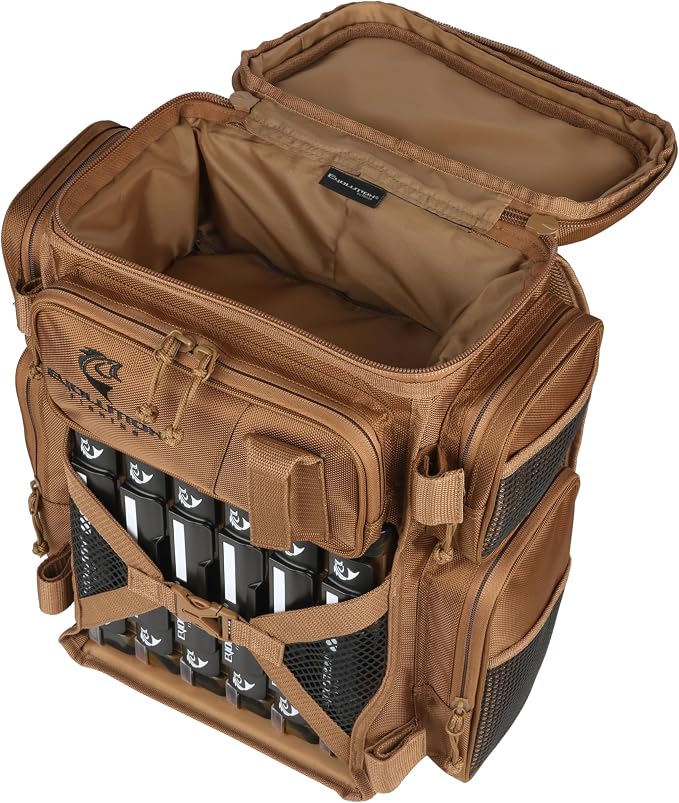 Evolution Fishing Drift Series Tackle Backpack, Outdoor Rucksack w/ 6 Fishing - Image 6