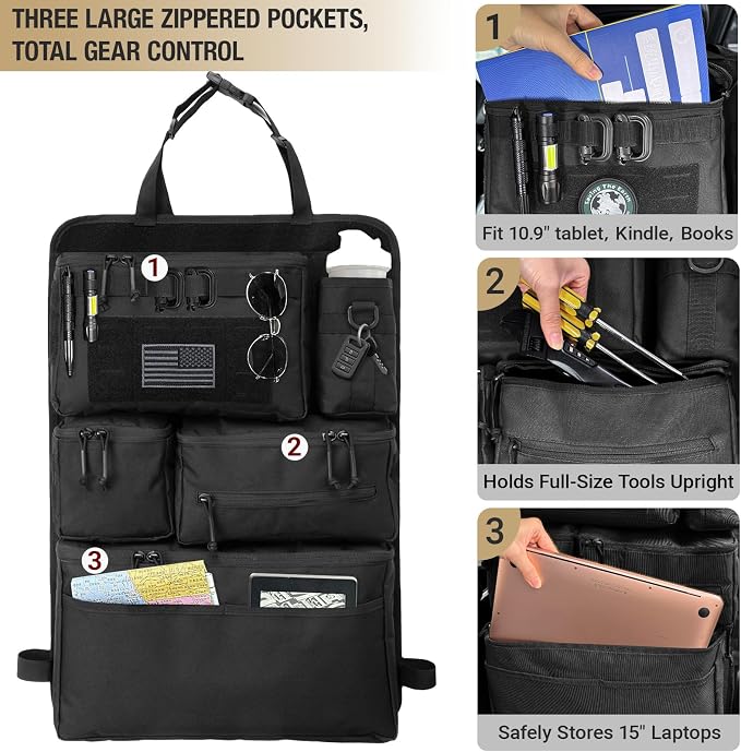Tactical Seat Back Organizer - Image 4